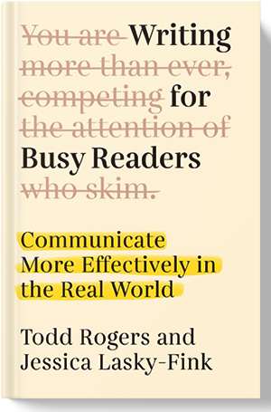 Todd Rogers & Jessica Lasky-Fink